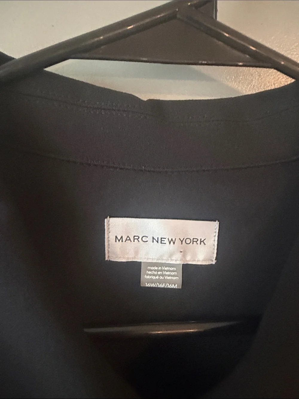 Marc New York Black Sleeveless Dress With Belt And Brown Buckle - Picture 3 of 3